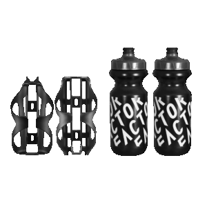 FACTOR WATER BOTTLES & BLACK INC AERO CAGES SET