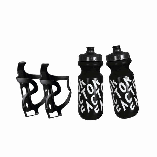FACTOR WATER BOTTLES & BLACK INC CAGES SET